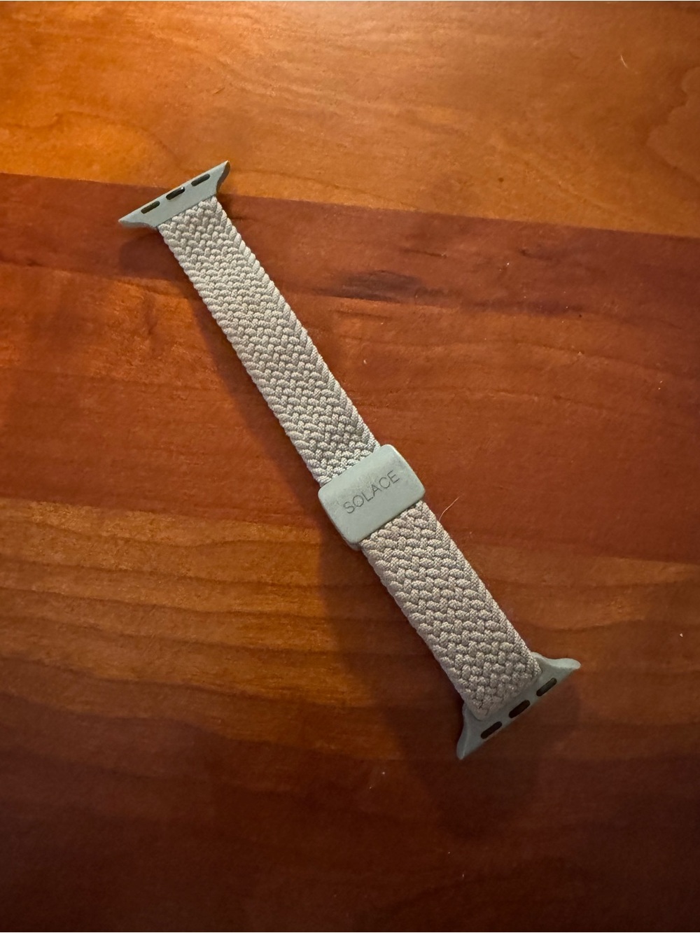 Solace Braided Loop Watch Band - Light Green/Gray